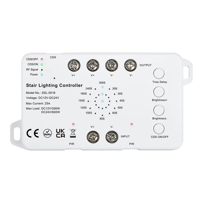 KOMIGAN Motion Sensor With Daylight Sensor Sync Type LED Stair Lighting Kit SSL-0516, 40 Inches Long Strip Light for Indoor Staircase - KOMIGAN