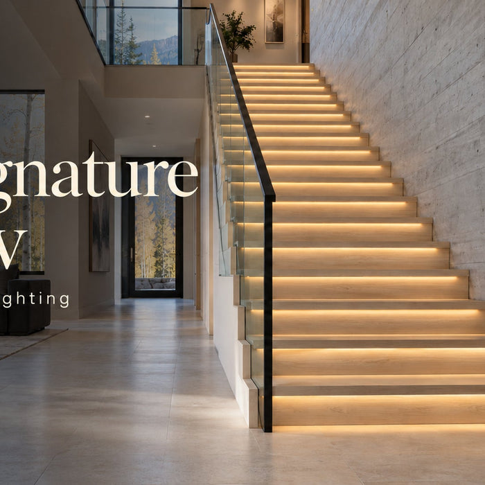 Give Your Staircase a Signature Glow | KOMIGAN Design Inspiration