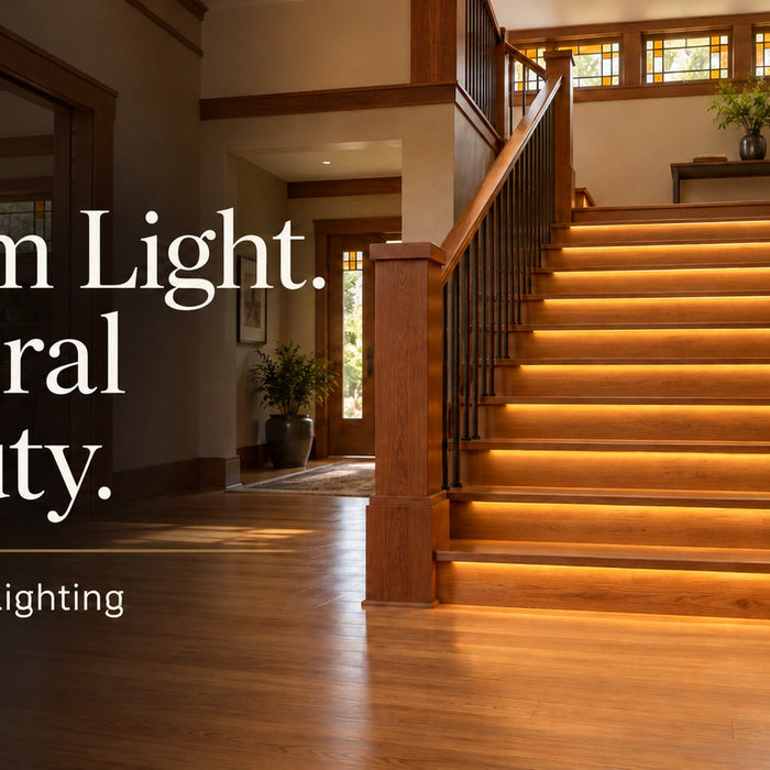 Natural Textures, Warm Light | KOMIGAN Staircase Inspiration