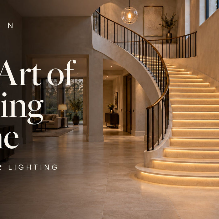 The Art of Coming Home | Warm Stair Lighting by KOMIGAN