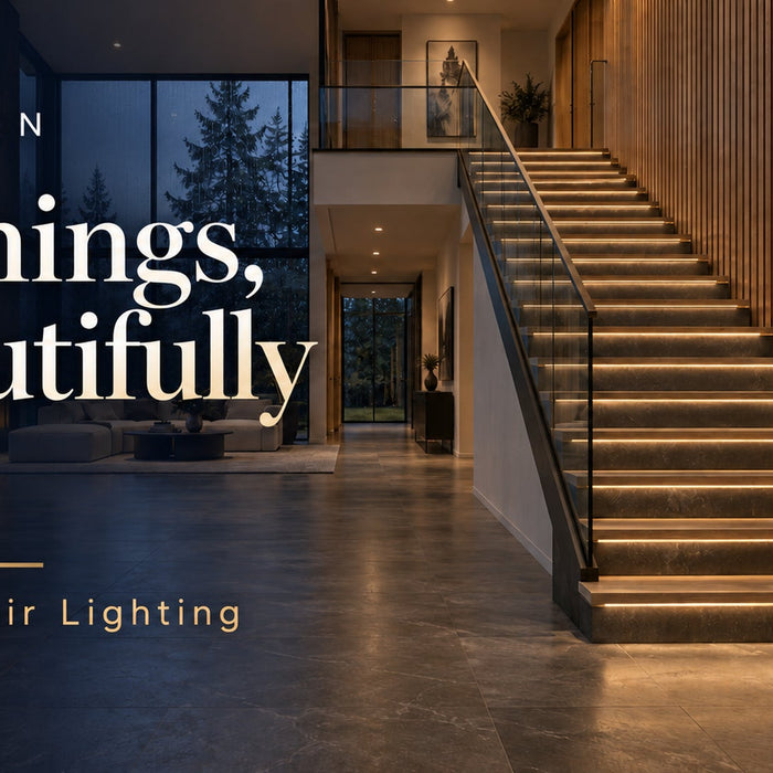Evenings, Beautifully Lit | 5 Warm Staircase Ideas by KOMIGAN