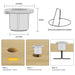 KOMIGAN LED Recessed Stair Light 4 Pack with Faceplates Indoor / Outdoor - KOMIGAN
