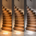 KOMIGAN Wireless Remote Control LED Step Light LED Stair Lighting Kit KMG-8497, Tuya App Control Vioce Control - KOMIGAN